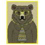 Оригинальный постер Медведь в галстуке