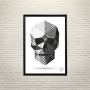 Постер Арт Геометричний череп
