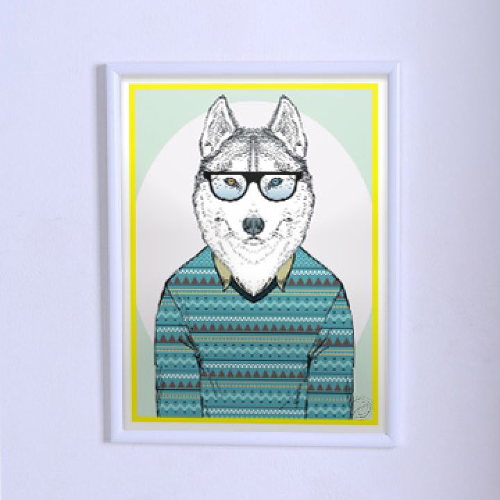 Оригинальный постер Волк в свитере