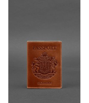 Дизайнерская кожаная обложка на паспорт, 77131