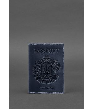 Дизайнерська шкіряна обкладинка на паспорт, 77122