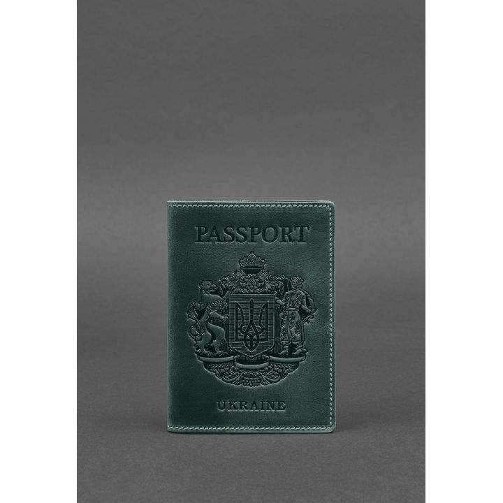 Дизайнерська шкіряна обкладинка на паспорт, 77123