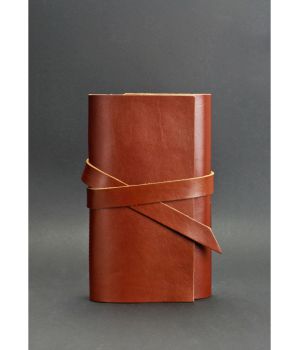 Кожаный блокнот (Софт-бук) 1.0 светло-коричневый