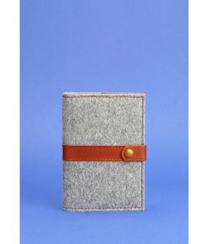 Дизайнерская кожаная обложка на паспорт, 77124