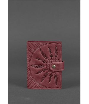 Дизайнерская кожаная обложка на паспорт, 77111