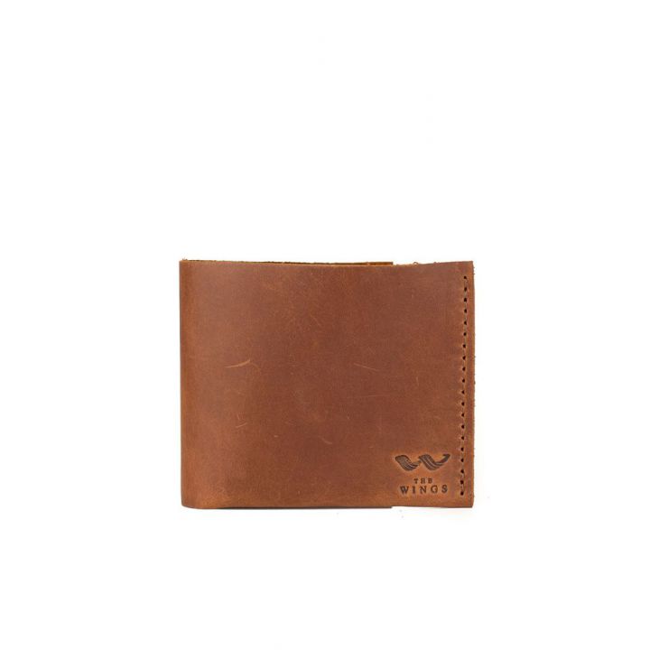 Кожаный мужской кошелек бумажник ручной работы, 76796