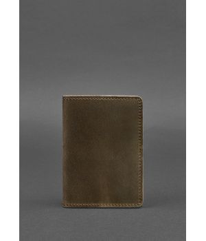 Дизайнерська шкіряна обкладинка на паспорт, 77117