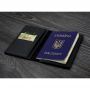 Обкладинка для паспорта 2.0 "Карбон" Графіт (ШКІРА)