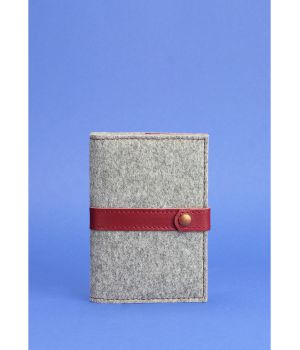 Дизайнерская кожаная обложка на паспорт, 77128