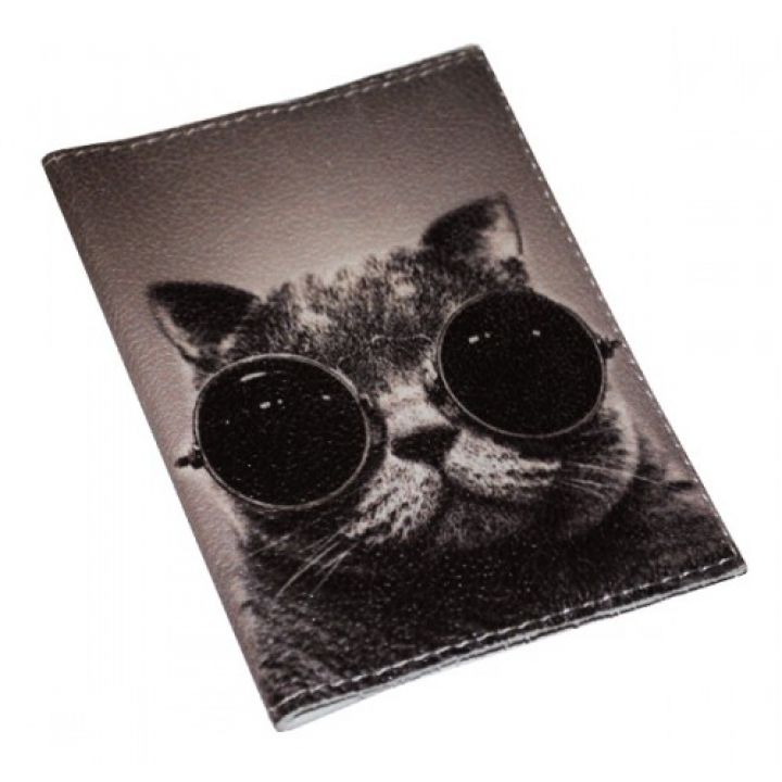 Обкладинка для паспорта -Крутий кот-