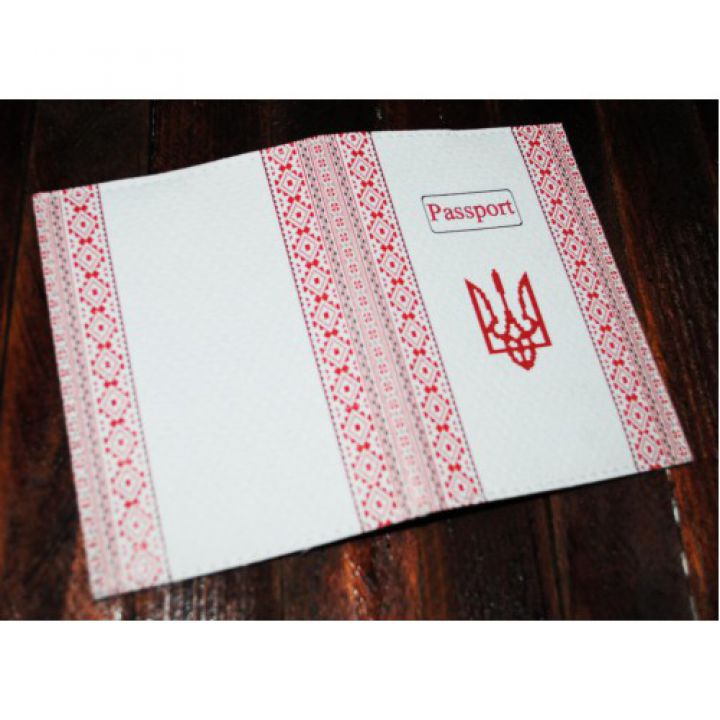 Обложка для паспорта Украина -Вышиванка-