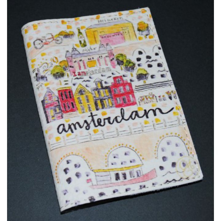 Обкладинка для паспорта -Amsterdam-