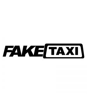 Наклейка на авто - Fake Taxi, без фону