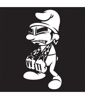 Наклейка на авто - VVTI Smurf v2, без фону