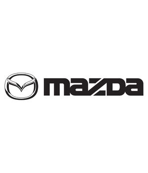 Наклейка на авто - Mazda v2, без фона