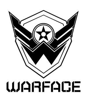 Наклейка на авто - Warface v2, без фона