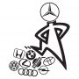 Наклейки на авто Мерседес Спринтер Mercedes лучший!