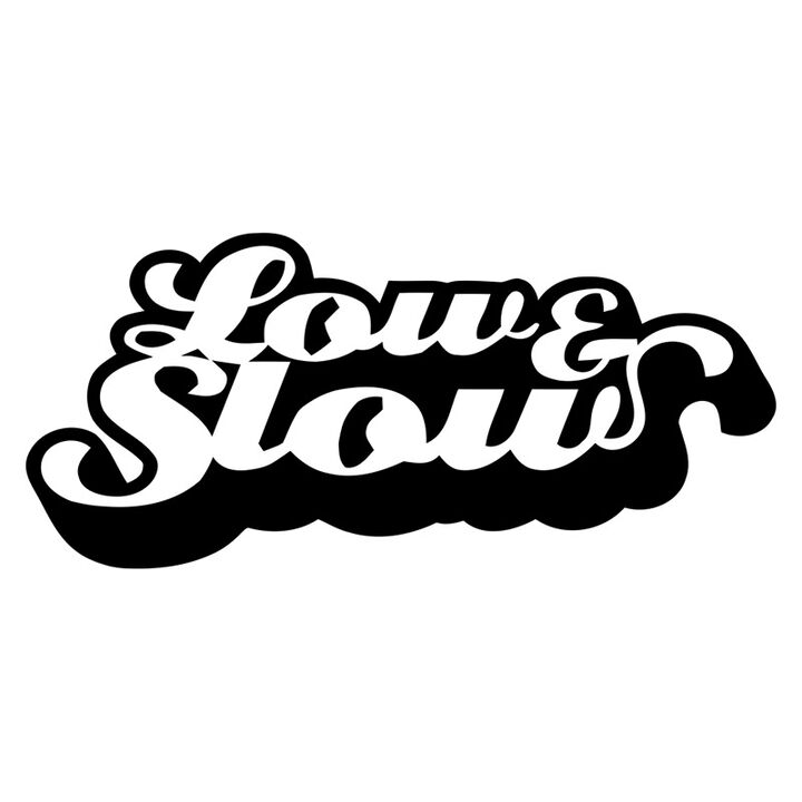 Наклейка на авто - Low and Slow v2