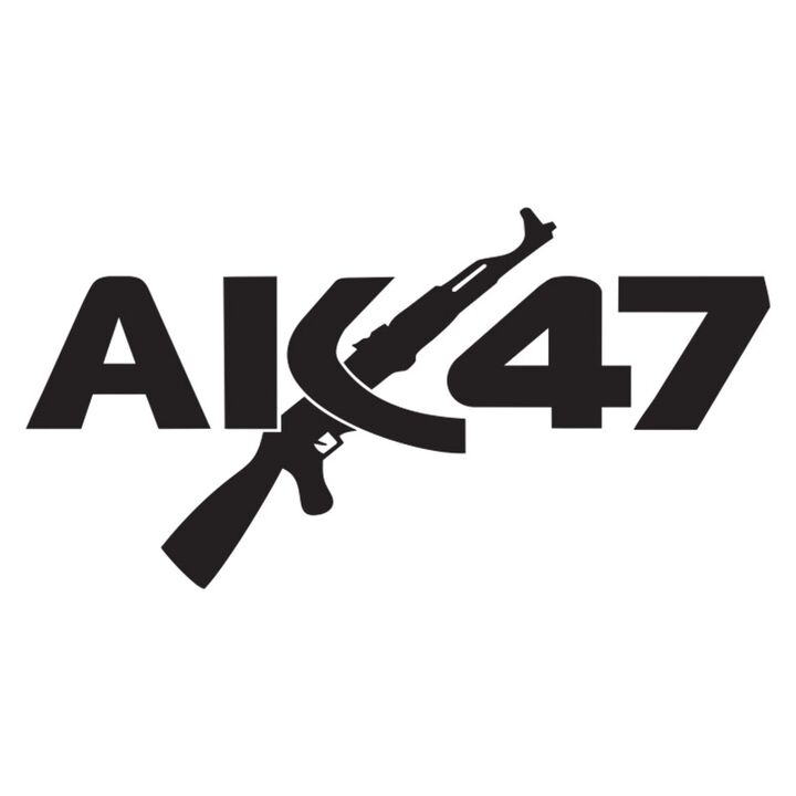 Наклейка на авто - АК 47