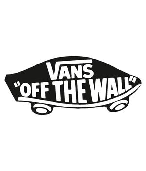 Наклейка на авто - Vans, без фона