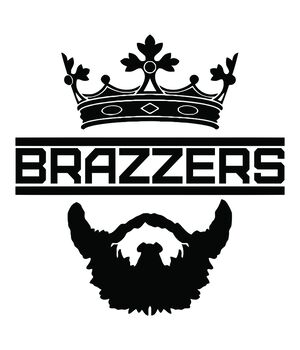 Наклейка на авто - КТА Brazzers, без фону