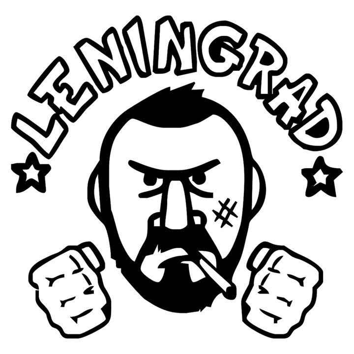 Наклейка на авто - Leningrad