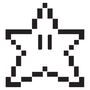Наклейка на авто - Pixel Star
