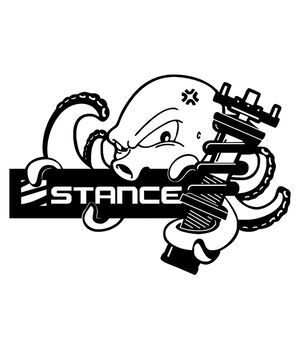Наклейка на авто - Stance, без фона