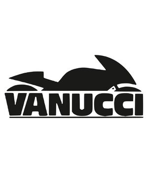 Наклейка на авто - Vanucci, без фона
