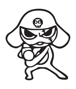 Наклейка на авто - Keroro Gunsou v3, без фону