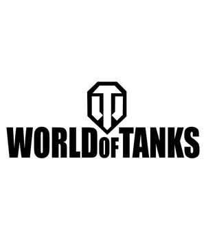 Наклейка на авто - World of Tanks, без фона