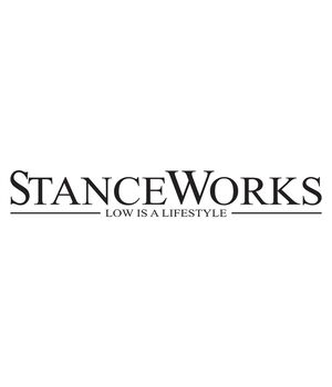Наклейка на авто - Stance Works, без фону
