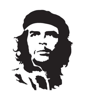 Наклейка на авто - Ернесто Че Гевара, без фона