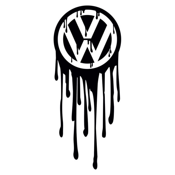 Наклейки на авто фольксваген кадди VW Клякса