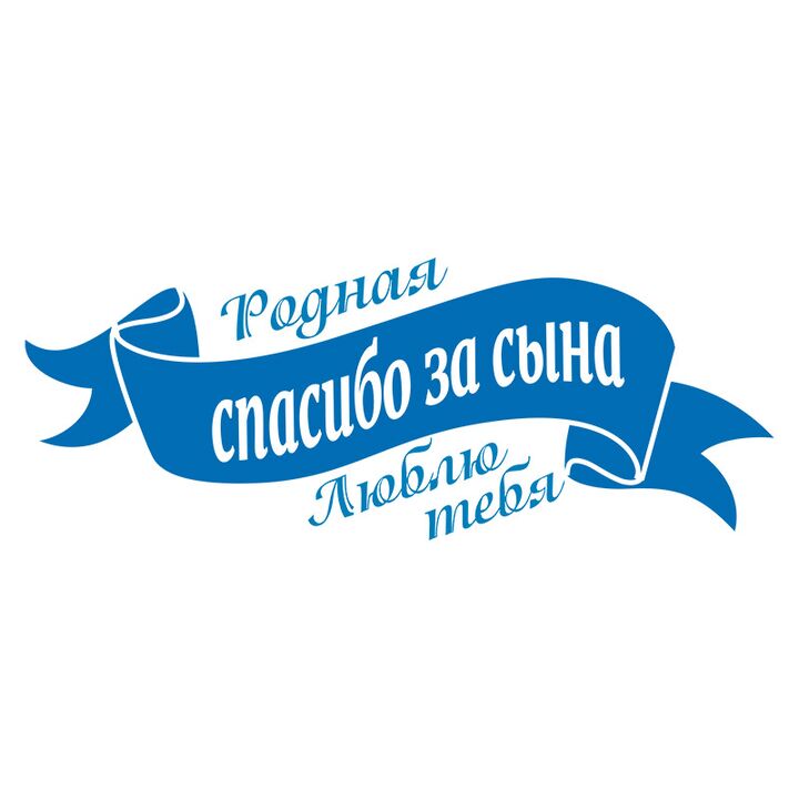 Наклейки на машину Спасибо за Сына!