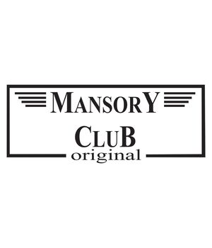 Наклейка на авто - Mansory Club Original, без фона