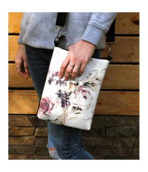 Молодіжна жіноча сумка "Вінтажні квіти"