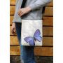 Женская сумка через плечо "Винтажна бабочка"