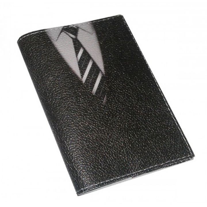 Обкладинка для паспорта з шкіри 'Краватка'
