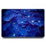 Универсальная наклейка для ноутбука, 13.3"-17.3” 400x260 мм Синие цветы Матовая