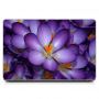 Універсальна наклейка для ноутбука 15.6"-13.3" Фіолетова квітка Матова 380х250 мм