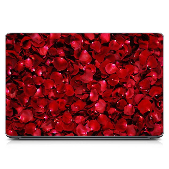 Універсальна наклейка для ноутбука 15.6"-13.3" Пелюстки троянд Матова 380х250 мм