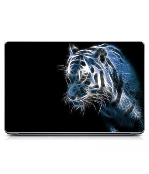 Наклейка на ноутбук Гордый тигр Матовая