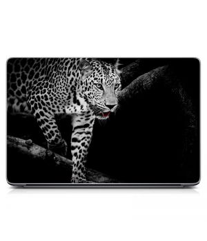 Універсальна наклейка для ноутбука 15.6"-13.3" Леопард Матова 380х250 мм