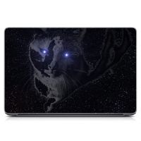 Наклейка на ноутбук Космо Кот Матовая