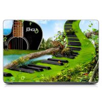 Наклейка на ноутбук Піаніно Матова