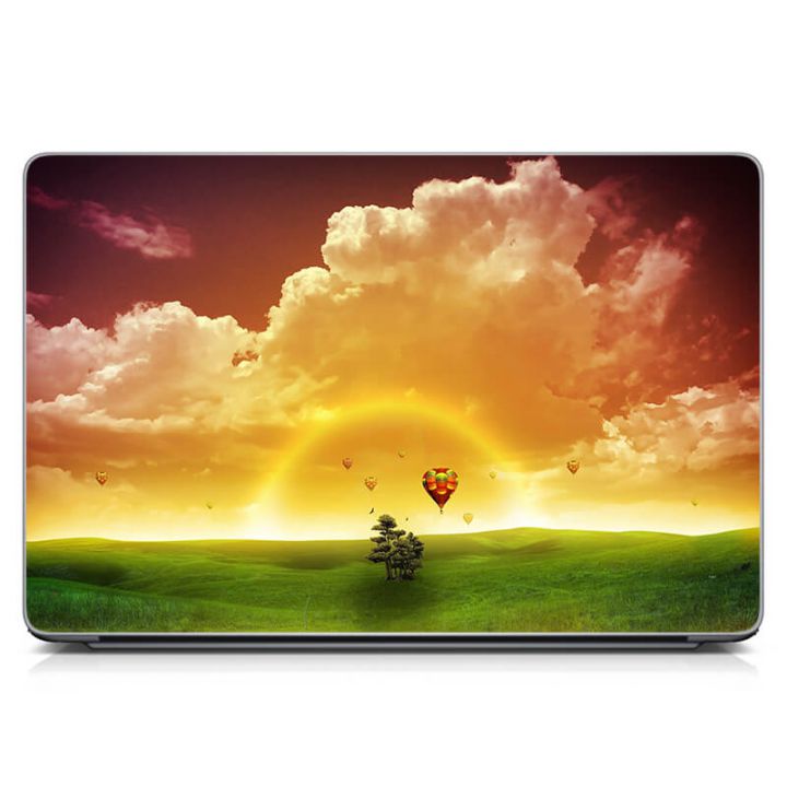 Наклейка на ноутбук Прекрасный пейзаж Матовая