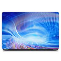 Наклейка на ноутбук Блакитна абстракція Матова