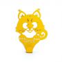 Вешалка гардеробная настенная Glozis Kitty Yellow