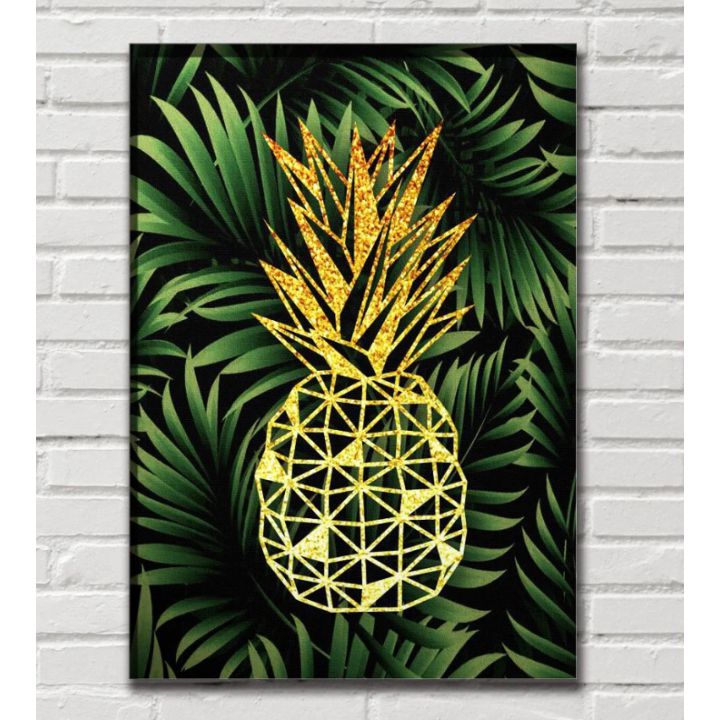 Постер "Золотий ананас" 30x40 cm